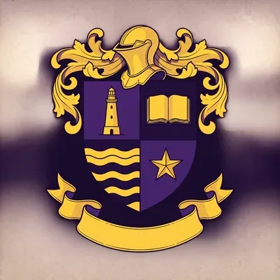 O brasão da escola do PHAROS